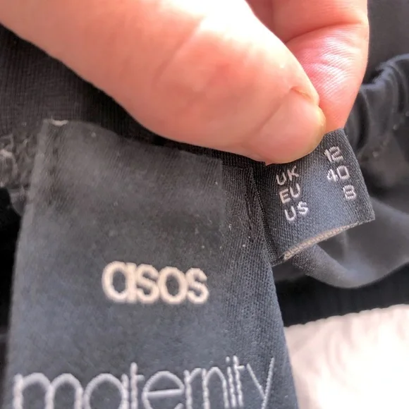 ASOS maternity over the bump DRESS OR WORK pants size 12 - Picture 2 of 4